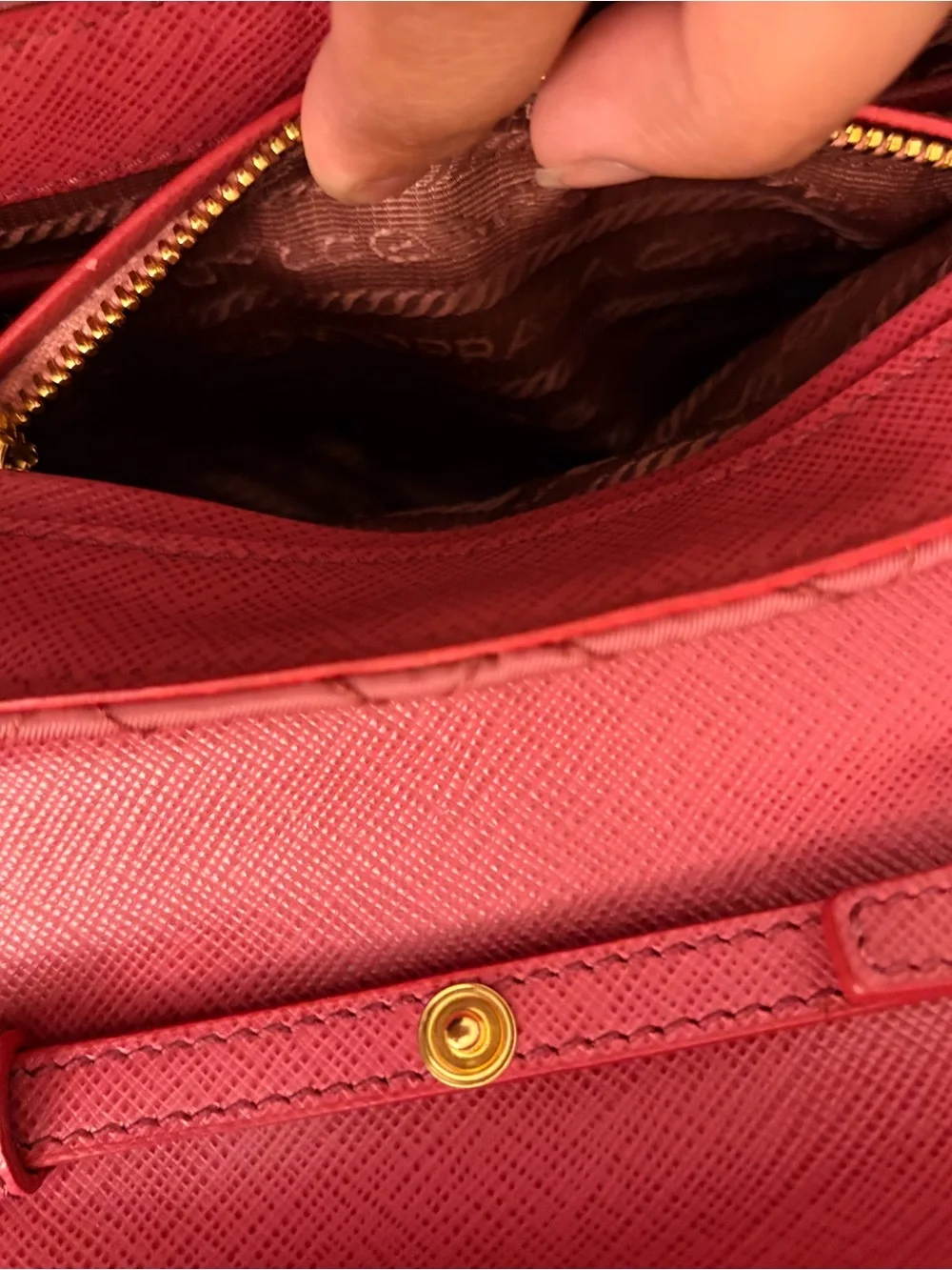 Prada Quilted Crossbody Bag Tessuto Impuntu